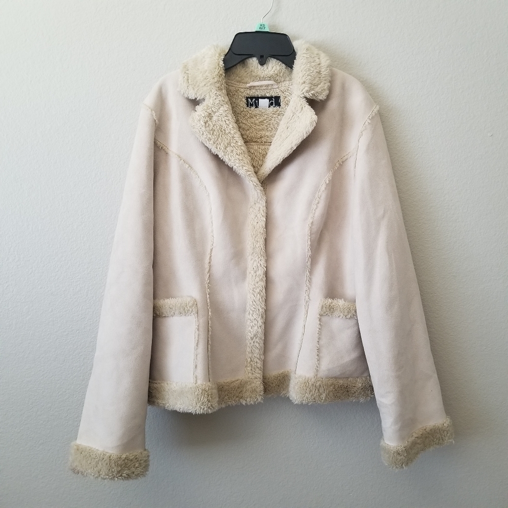 Mudd Button Up Sherpa Lining Coat - image 1